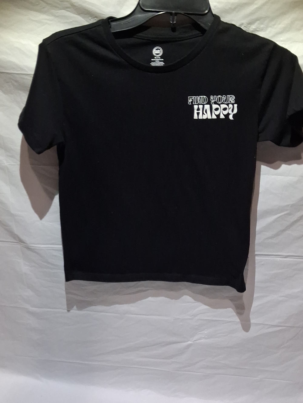 ✨ Wonder Nation Black 'Find Your Happy' Graphic Tee for Kids ✨